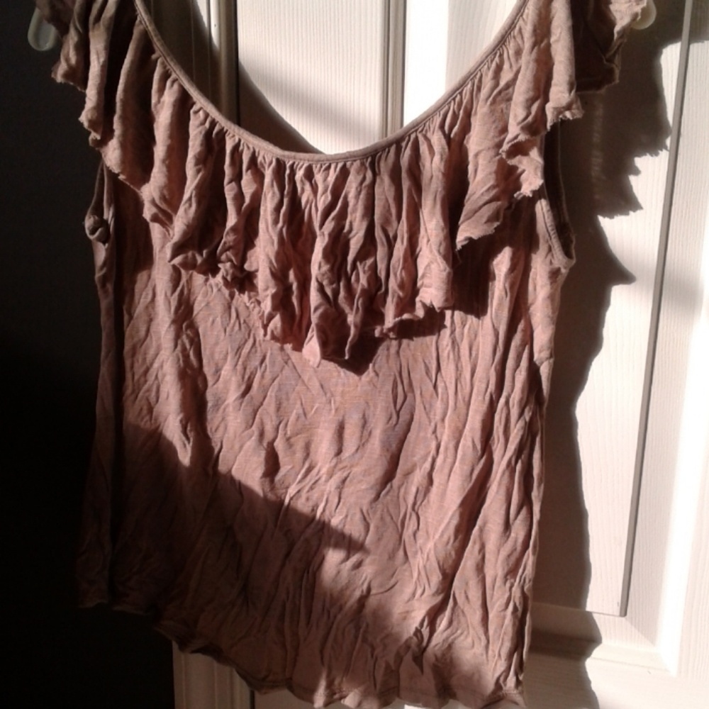Going out Top, rayon tag worn off size s-medium